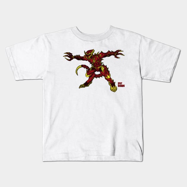 Blitz Demon Kids T-Shirt by ZPat Designs